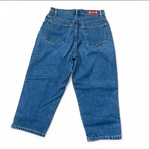 Vintage high waisted jeans capris 90s high rise denim 28” waist HALSTON